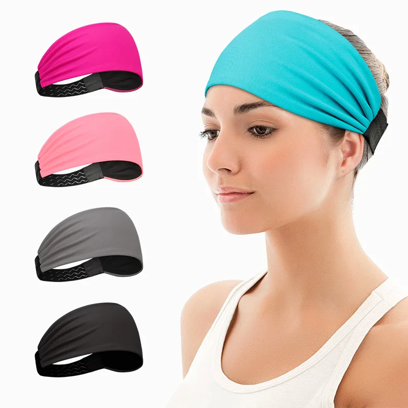 

Gym Headscarf Sweat Hair Band Bandage Men Women Elastic Head Band Sport Headband Cycling Running Sweatband Fitness Yoga, 5 color