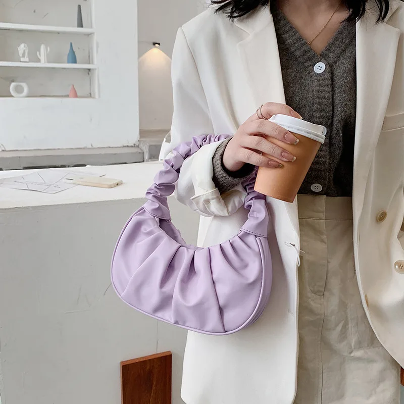 

2021 summer trendy underarm bag PU leather tote mini shoulder bags women handbags ladies, Customized color