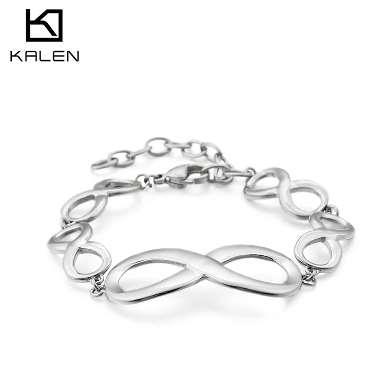 

Fashion Women Stainless Steel Charm Bracelets Bangles Jewelry for Sale, Silver/gold/rose gold