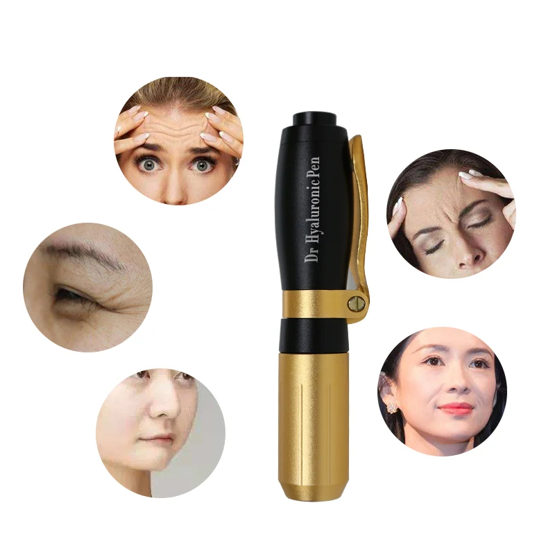 

injectable dermal filler needless hyaluronic Acid injection pen, Transparent