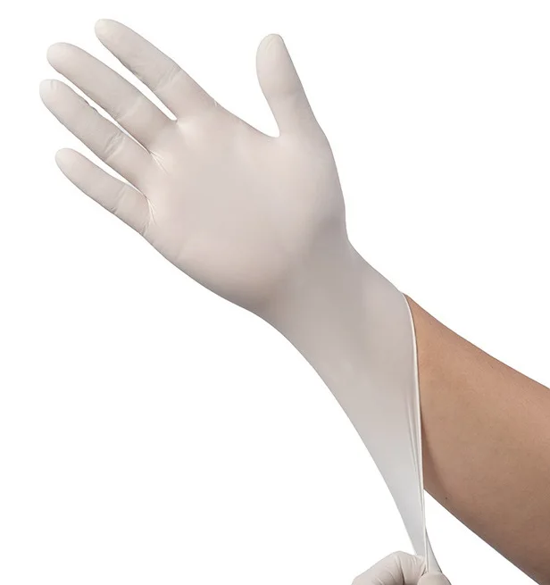 

Power Free Latex Gloves Supplier Box Hand Latex Gloves Antimicrobial Gloves