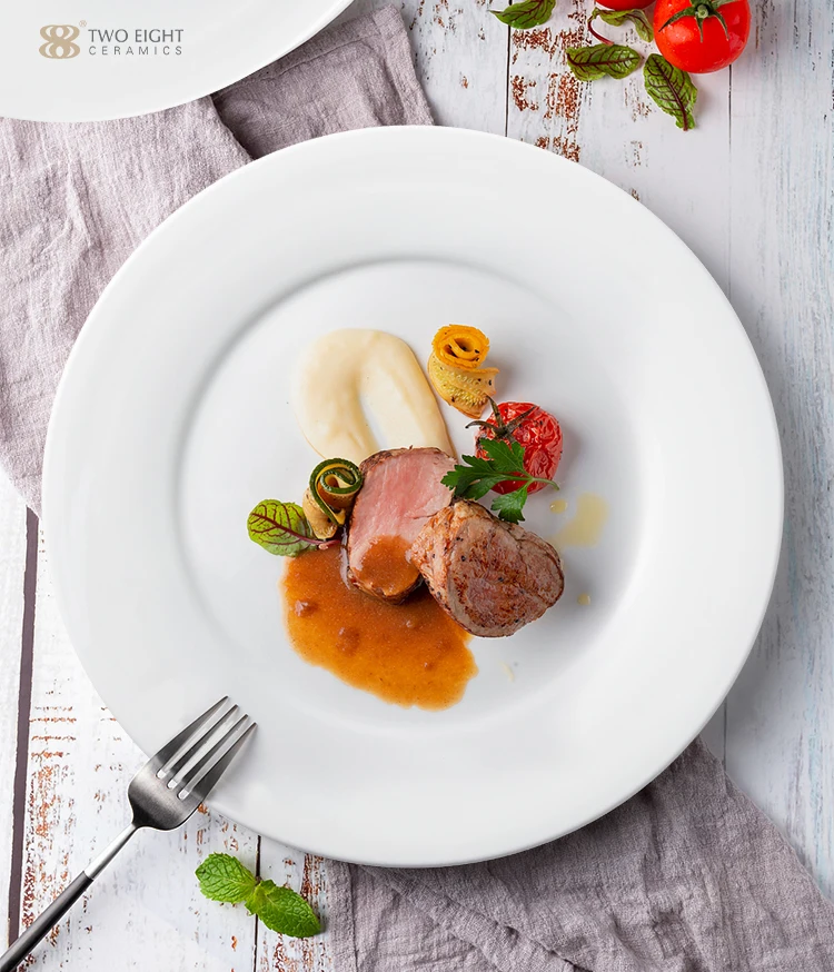 8 10 12 Inch Customized Dinner Plates,Cheap White Dinner Plates For