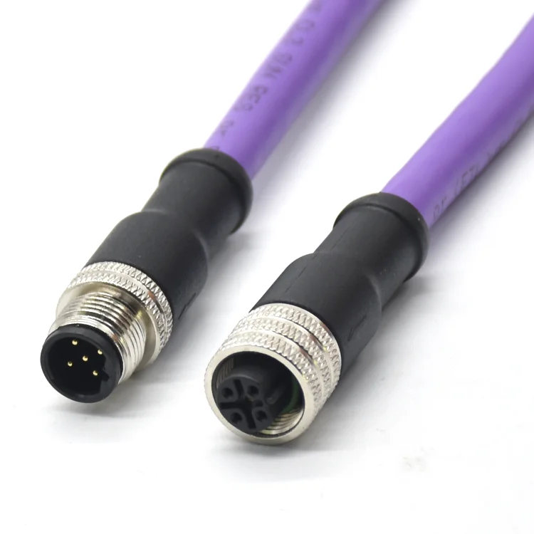 

High cost performance stable M12 B code Industrial automation connector ProfiBus cable