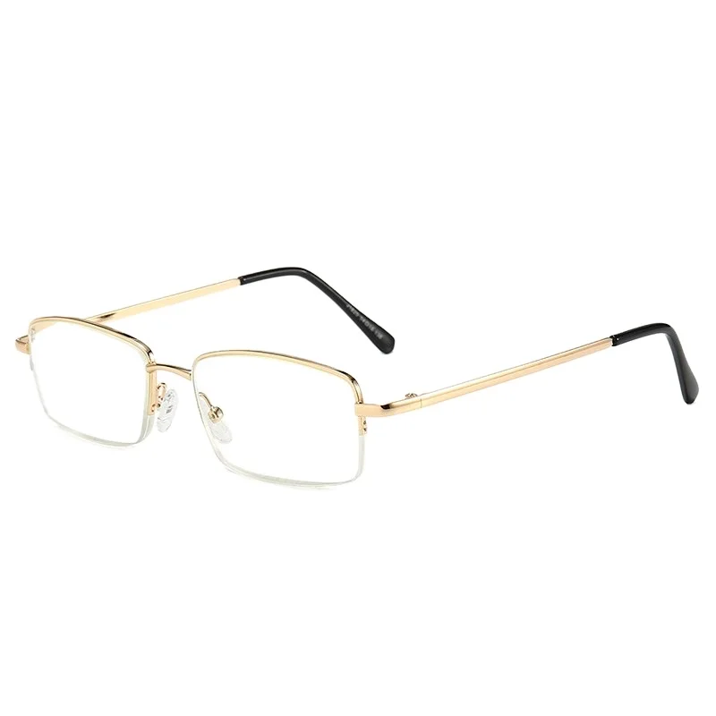 

RENNES [RTS]Fashion Style Metal Blue Light Blocking Rectangle Shape Reading Glasses For Adult Eyewear Glasses Wholesale