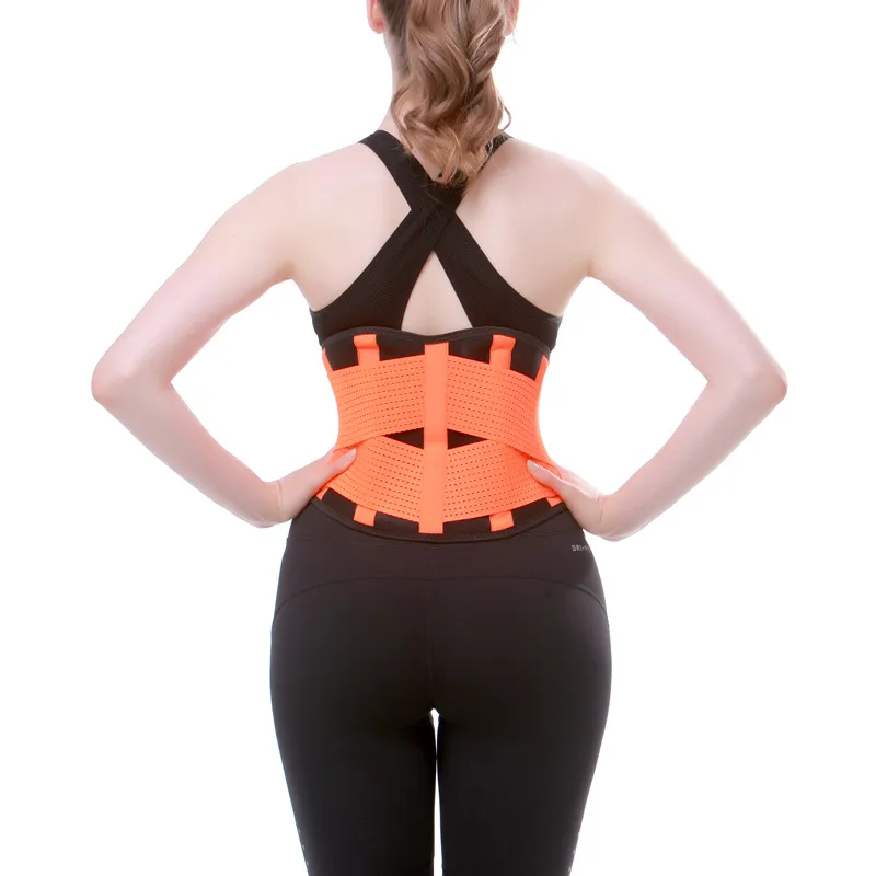 

Latest 2021 Waist Trimmer Sweat Belts Adjustable Neoprene Latex Waist Trainer Support For Women and men, Customized accept