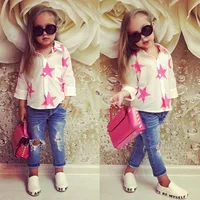 

New style hot sale wholesale autumn outfit boutique spring lovely long sleeve children kids clothes baby girl dresses set