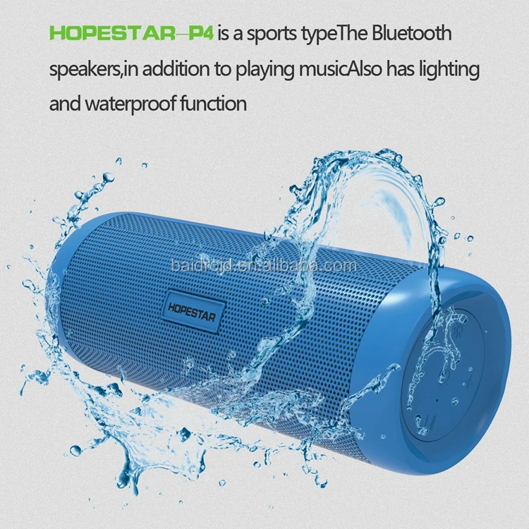 Hopestar P4 Outdoor Wireless Bluetooth Speaker Power Bank 10W Portable Bass Stereo Loudspeaker Mp3 Handsfree With Mic Flashlight - ANKUX.COM