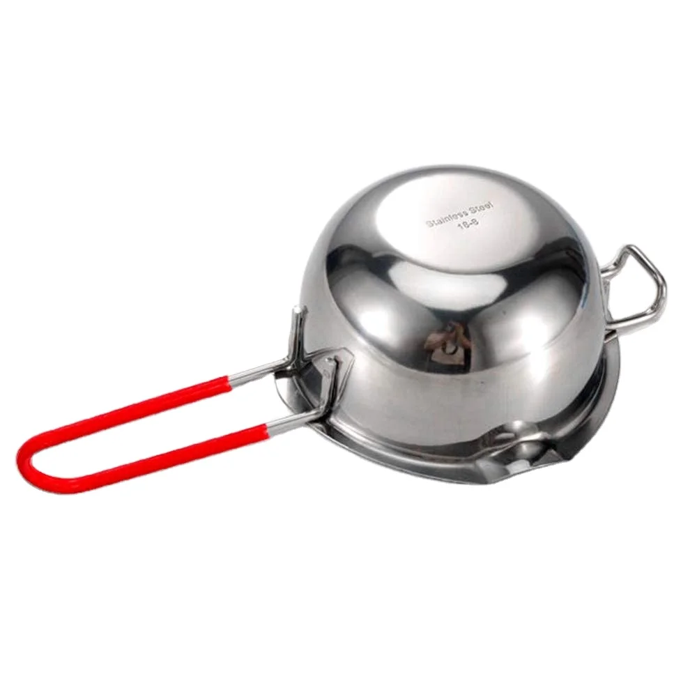 
Stainless Steel Double Boiler Pot with Heat Resistant Handle for Melting Chocolate Candy and Candle Making  (1600089565224)