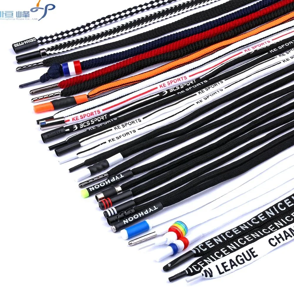 

Wholesale Polyester Draw Cord With Plastic Tips and Metal For Hoodie draw cord for garments, Picture color or custom color