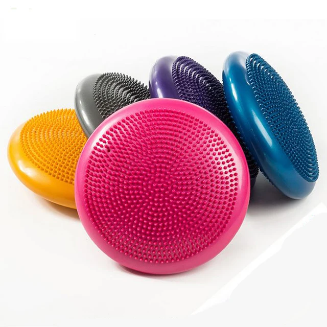 

Hot Sale PVC Inflatable Balance Massage Cushion Air Wobble Cushion
