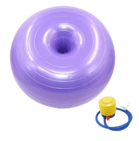 

50cm Donut Thickened Explosion Proof Hemisphere Yoga Ball Fitness Inflatable Balance Yoga Ball