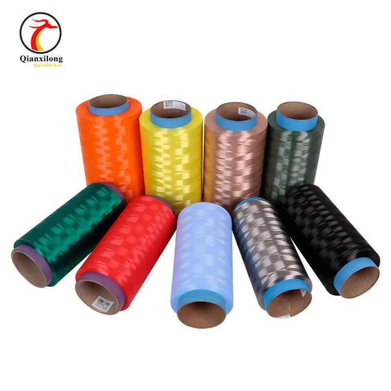 High strength high modulus UHMWPE yarn for parachute ropes 1200D