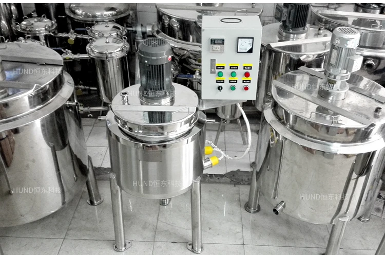 Sell well electric heating emulsifying tank mayonnaise making machine liquid mixer