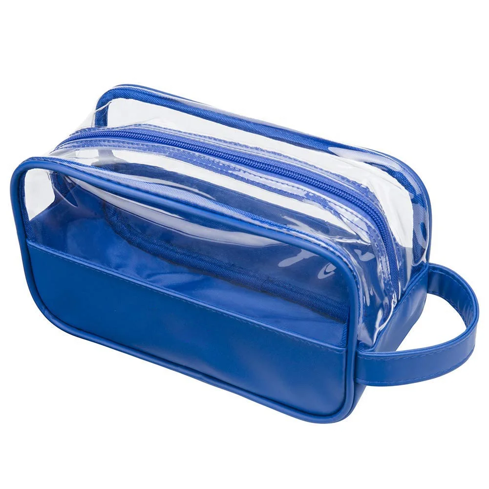 

Wholesale Clear Transparent PVC Plastic Travel Toiletry Cosmetic Bag For Men