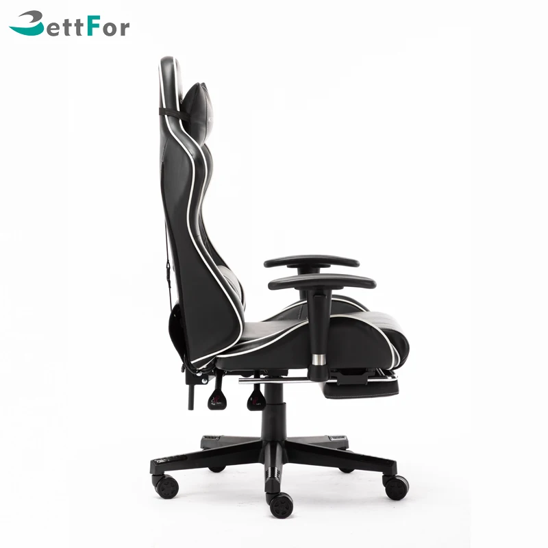 
Custom Logo PS4 Best computer gaming racing chair with footrest 