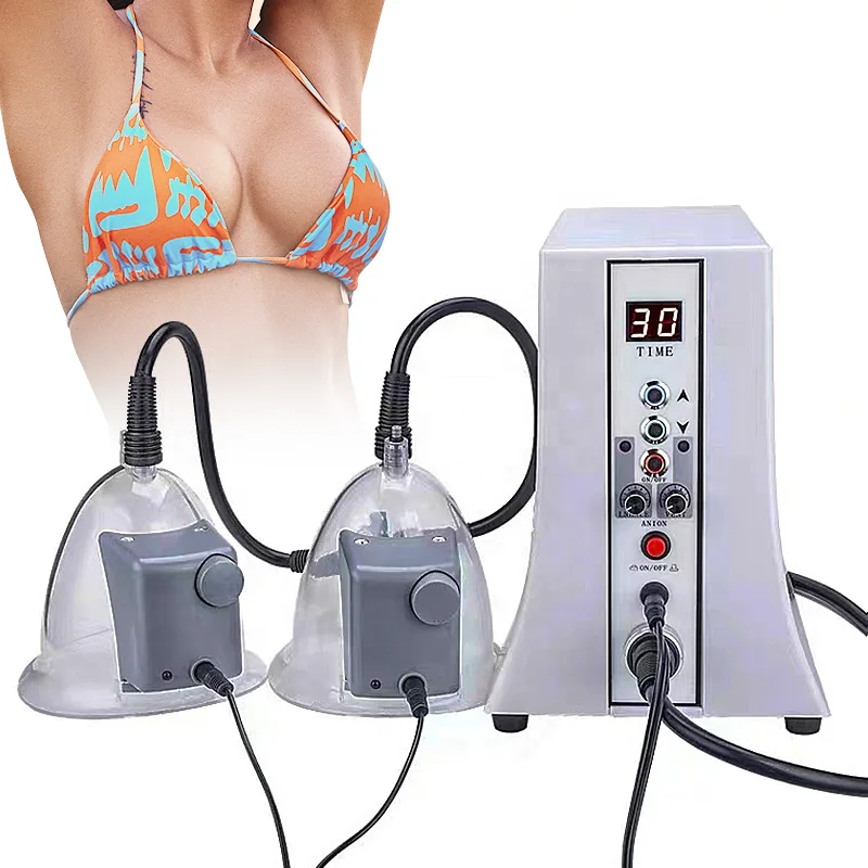 

Breast Enlargement Vacuum Therapy Cup Machine Rubber Cupping For Butt Enhancement Vacuum Electric Men Tools Massager, White