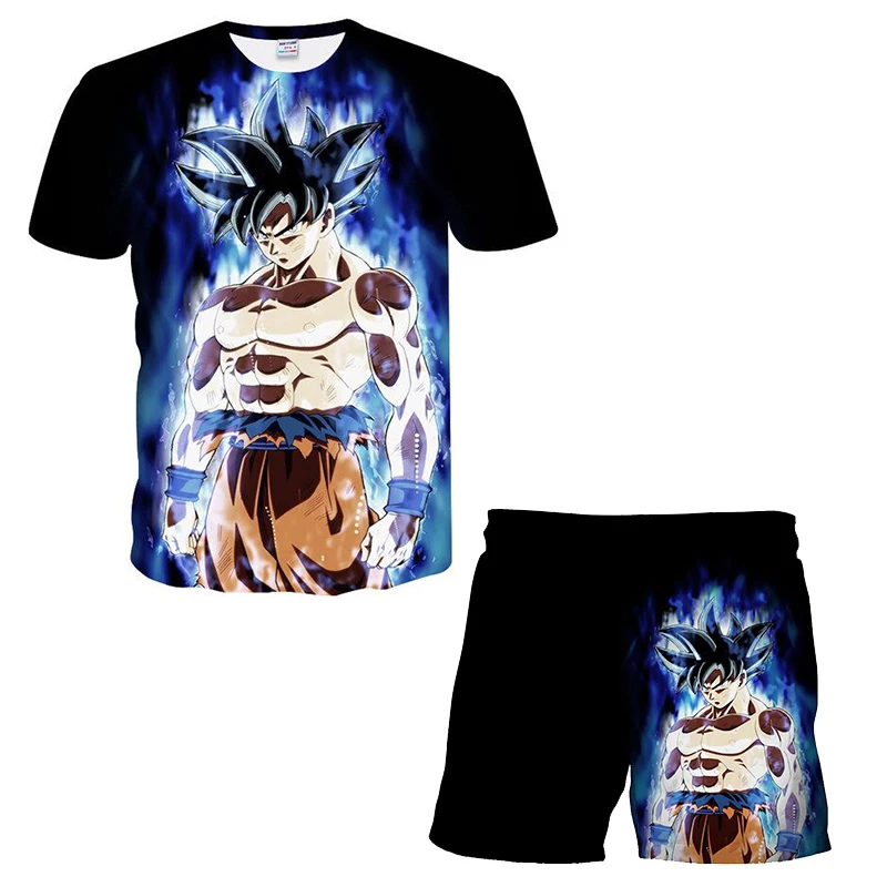 

Children Clothing Anime Dragon-Ball T-Shirt 2021 Summer Breathable Baby Kids Clothes Boy And Girl Short Sleeve Fashion Cartoon, Picture shows