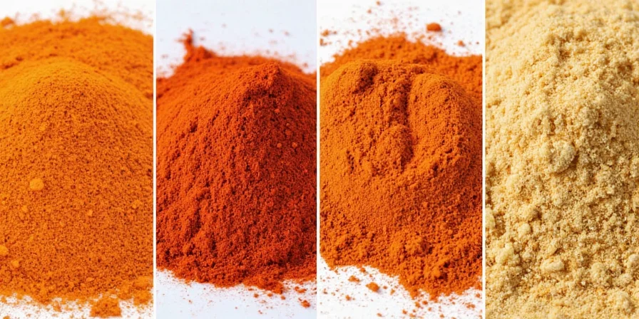 Close-up shot of a jar of paprika with sunlight highlighting the vibrant color