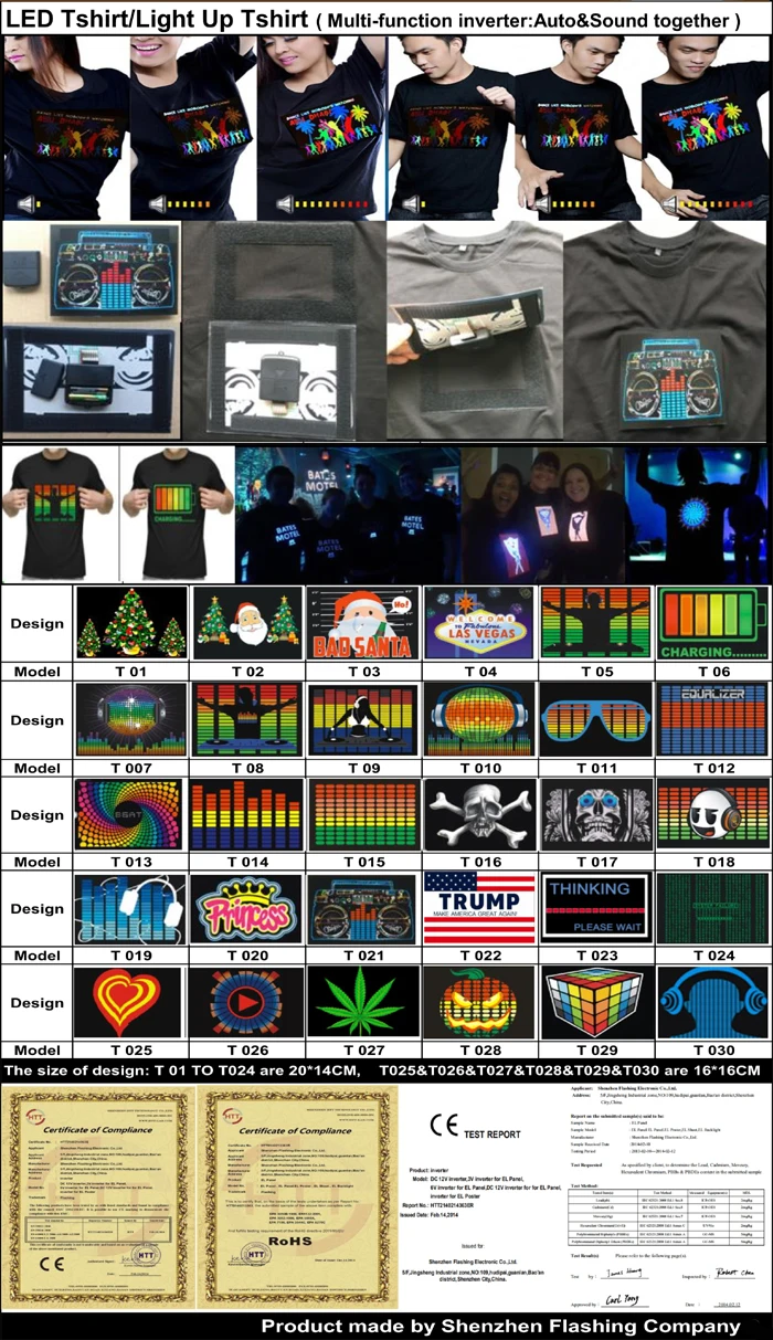 Led tshirt