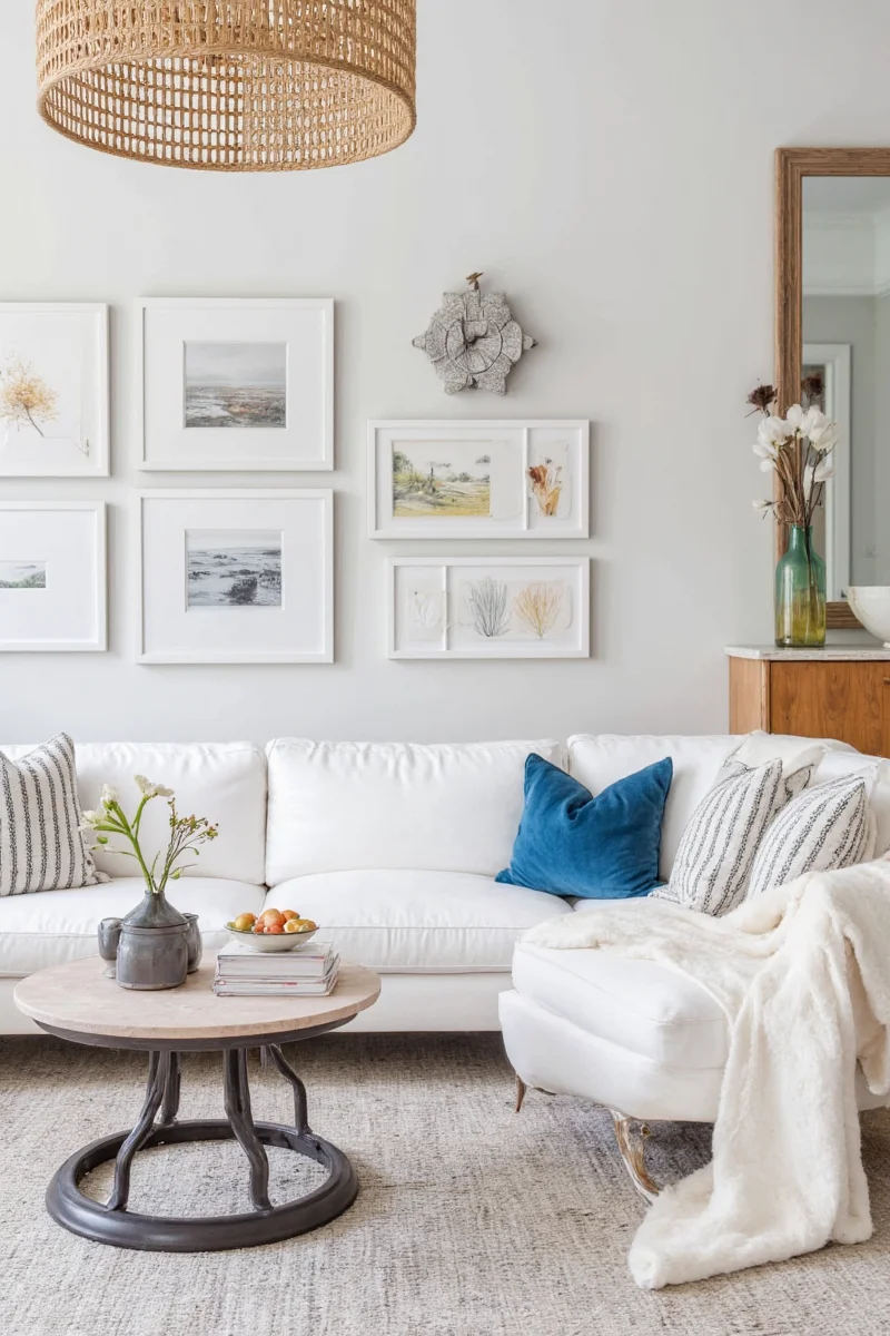 Sofa made with spill-proof fabric