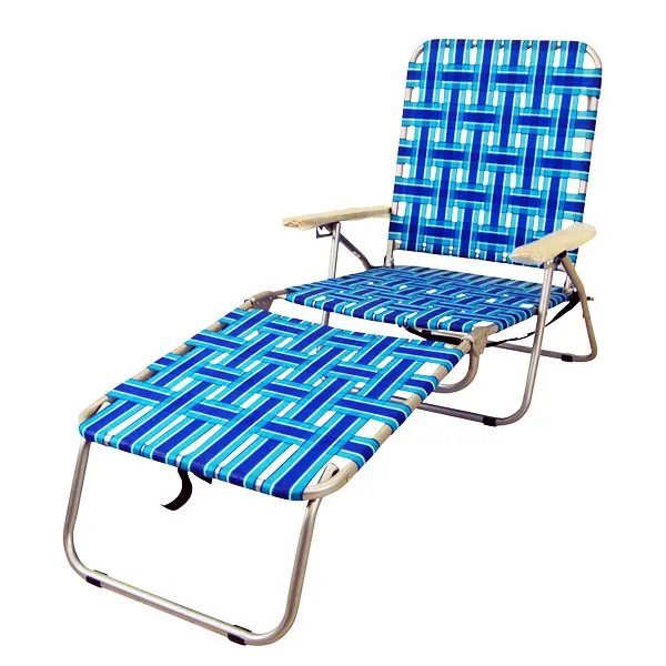 2019 Hot Webbing Foldable Lightweight Beach Lounge Chair Outdoor With