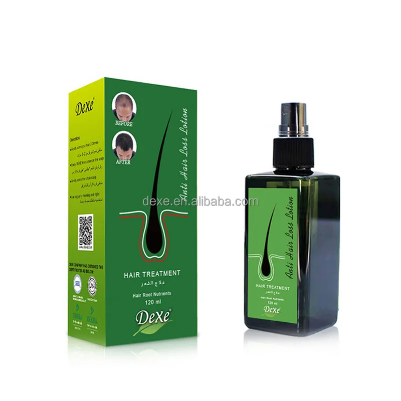 

Dexe natural serum fast hair growth spray for scalp massage anti hair loss lotion make hair regrowth 120ml, Brown