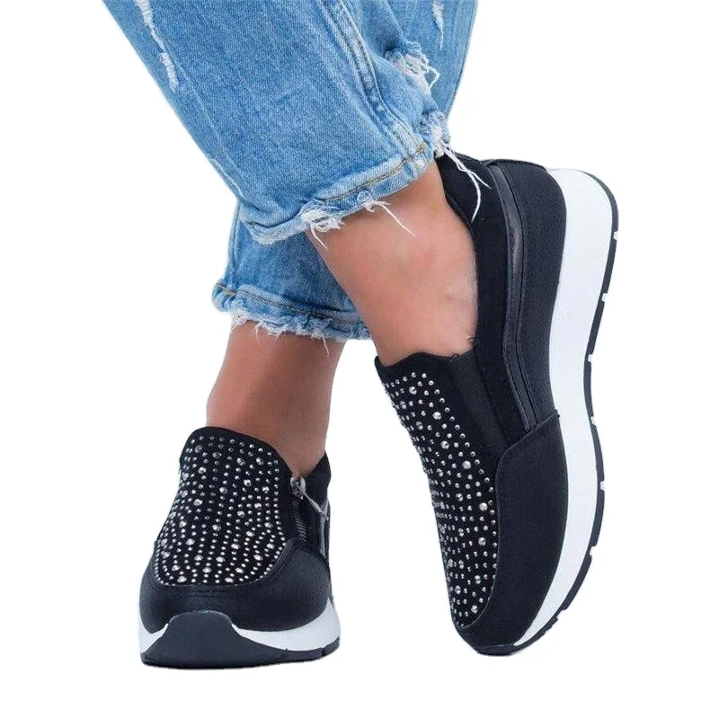 

Rhinestone women's shoes within the increase of large size sportswear shoes wholesale, As shown in figure