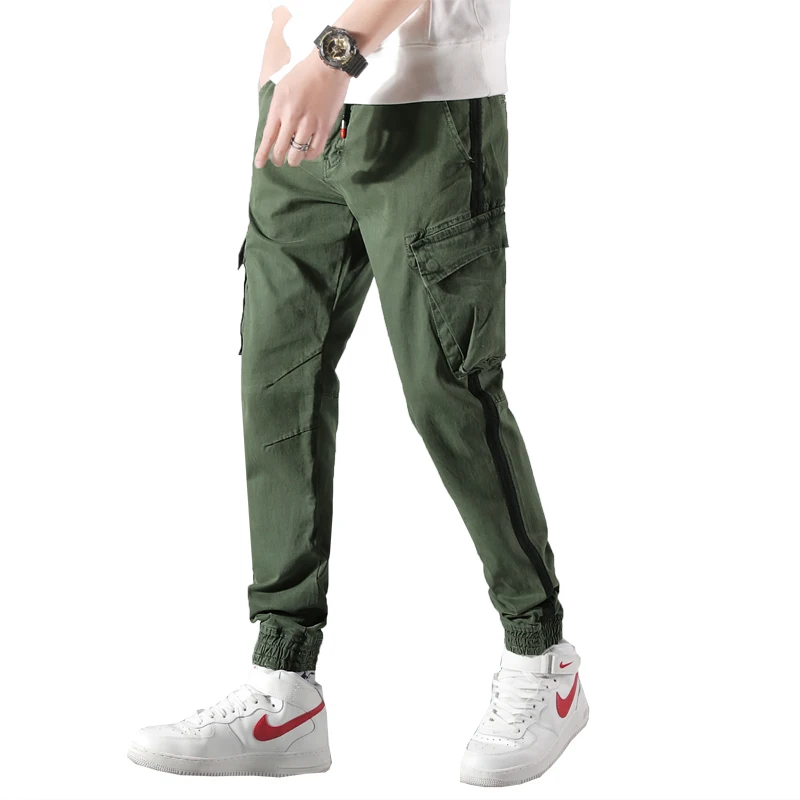 

Fashion Men's Outdoor Pants Trousers Casual Long Cargo Pants Mens Pants Spandex / Cotton Flat Front Plain Dyed Lightweight