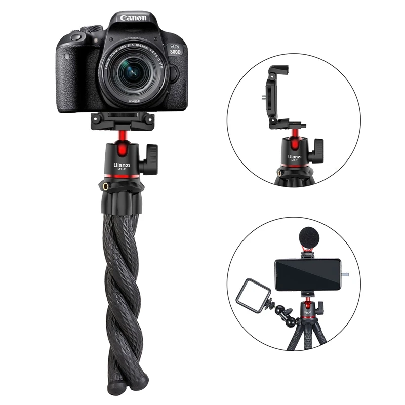 

ULANZI MT-11 Octopus Tripod stand kit for phone digital Camera tripod Smartphones tripode para celular with phone clip