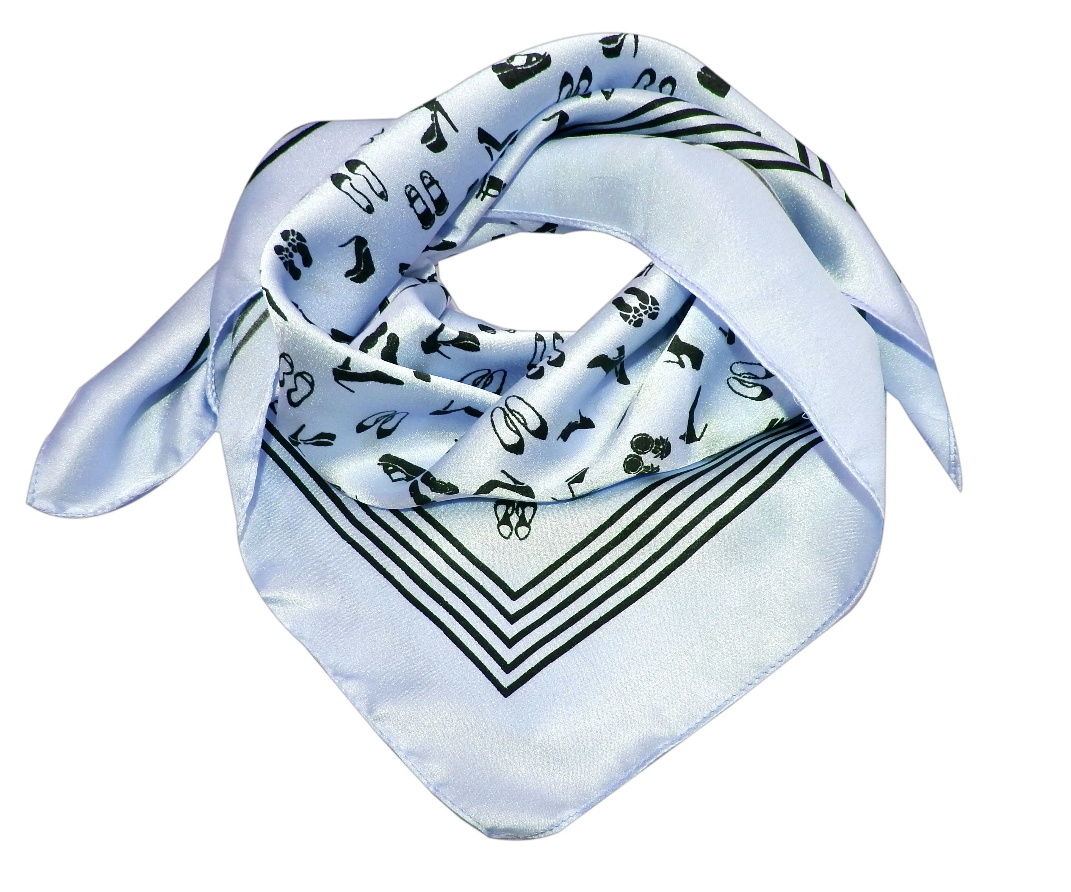 Fashion Custom Satin Bandana Square Shape Silk Like Bandana Buy