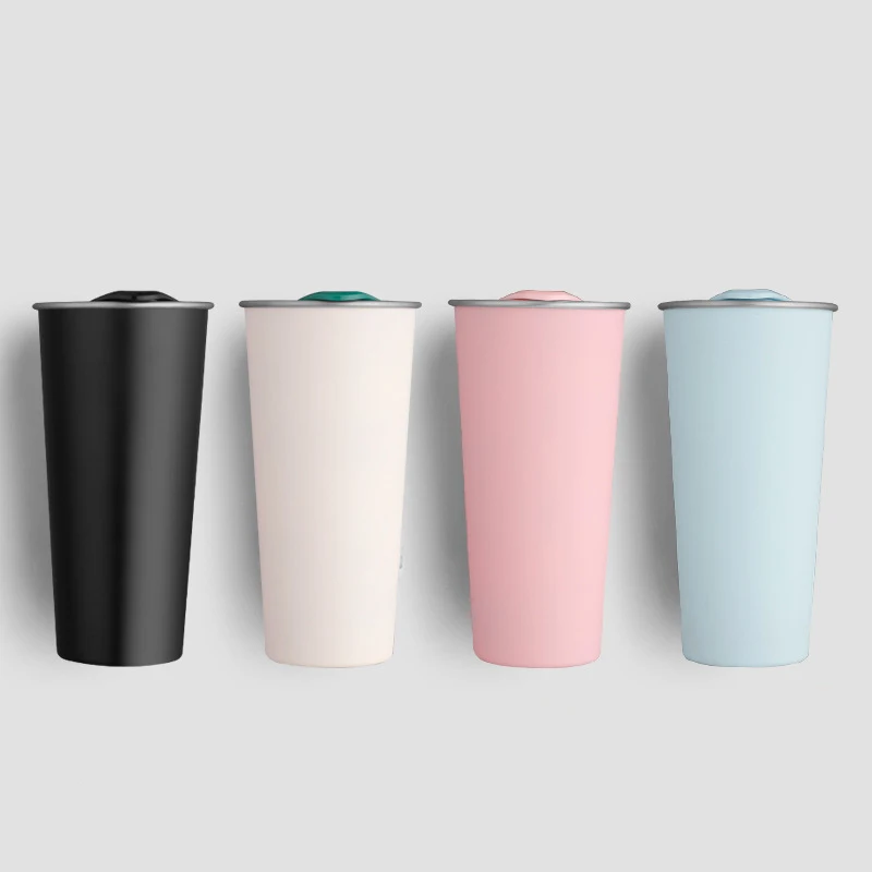 

Custom LOGO Outdoor Travel Vacuum Car Cup Double Wall Stainless Steel Tumbler, White,black, blue and pink