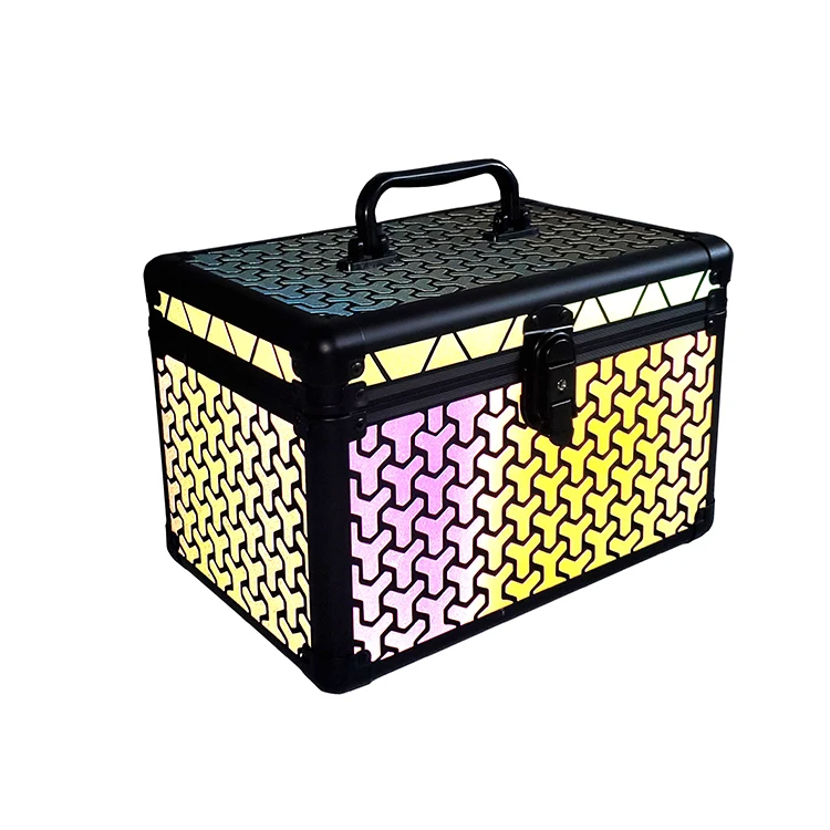 

Professional manufacture Luxury Hard Case Durable cosmetic bag special, Luminous