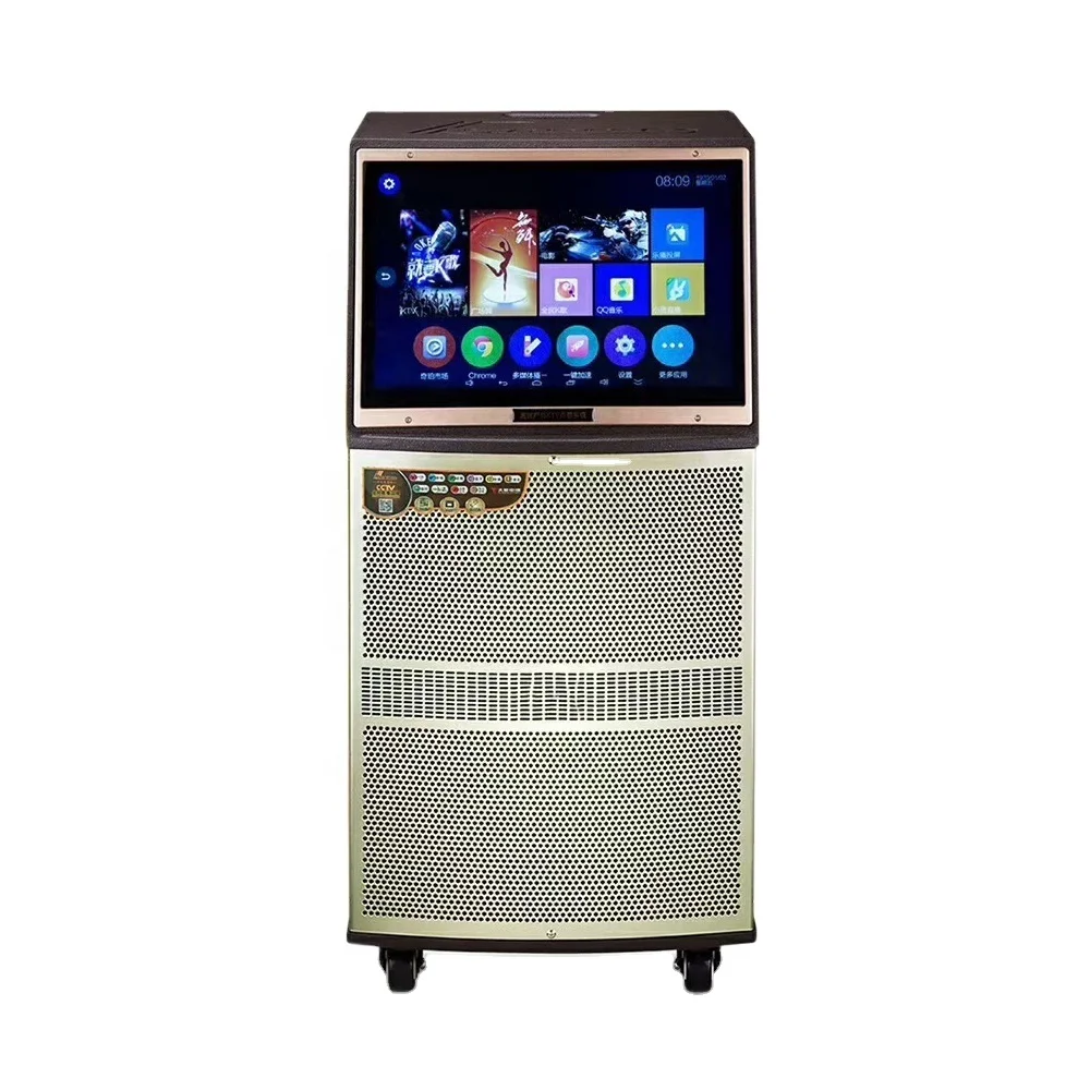 

battery tws speaker with android system and 12inch speaker, Black