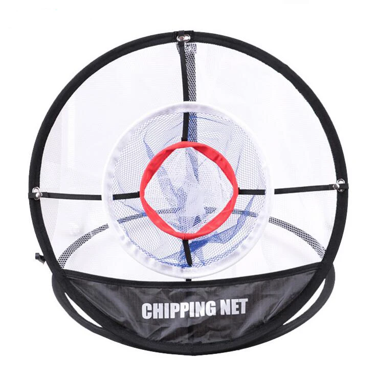 

Custom Golf Practice Chipping Net Pitching Cage, Black+white