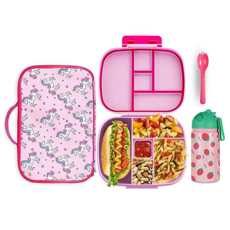 

New Style Lunch Box Set For Kids School And Picnic