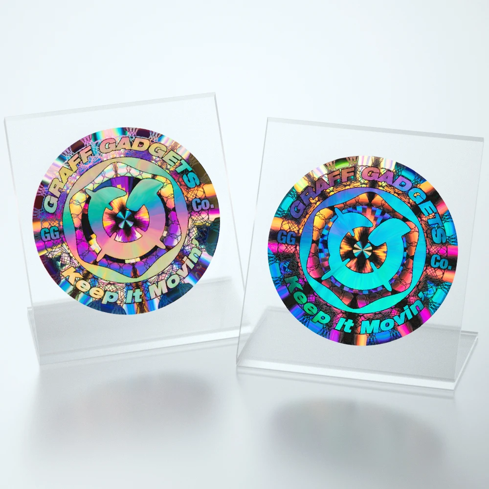 

Custom design paper holographic seal sticker sheet