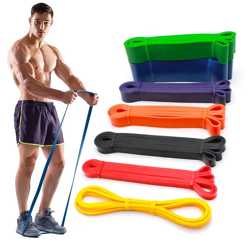 

Wholesale Custom Fitness Equipment Exercise Rubber Strengthen Training Power Elastic Resistance Loop Bands Exercise