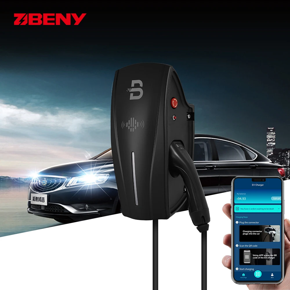 

BENY 11KW 22KW Wallbox Type 2 Type 1 EV Fast Wall Charger Station Electric Vehicle Car Charging Stations Pile
