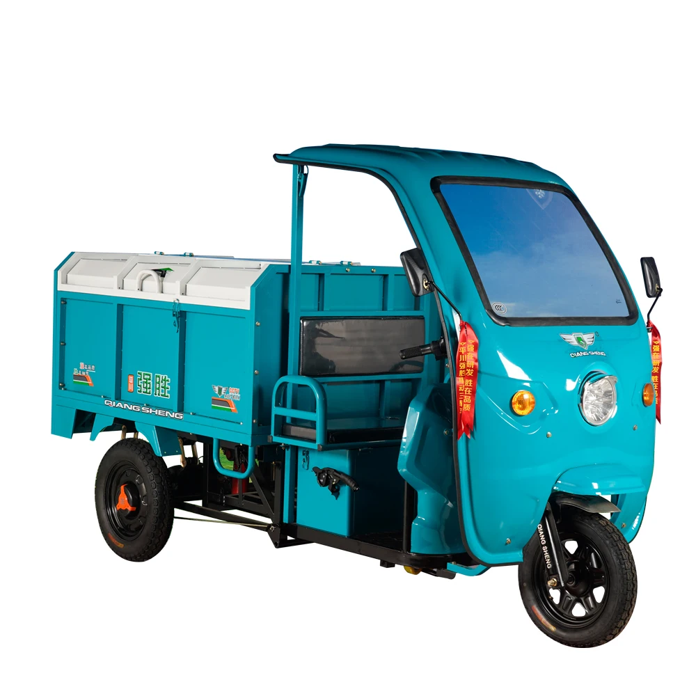 2020 Eco Friendly Electric Garbage Rickshaw New Design Three Wheel Tuk