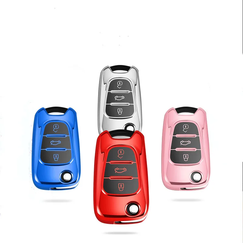 

Amazon Hot Sell tpu car key cover remote key holder Blocking Case/Car Key FOB YHC company Free shipping now, Red/blue/pink/silver