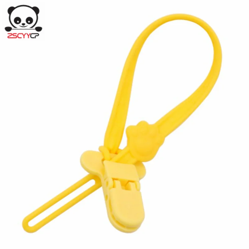 

Hot sale High-quality Food Grade Silicone Baby Pacifier Holder BPA free Pacifier Holder