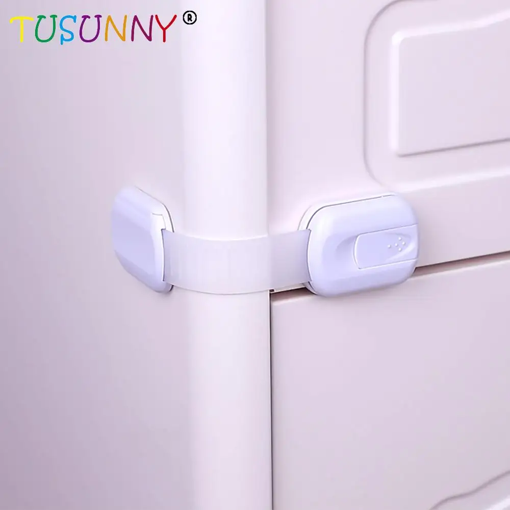 

Baby safety drawer cabinet lock Multi-function adjustable baby child safety locks, White/white+grey