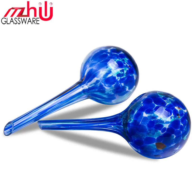 

Cobalt blue Plant Watering Bulbs spikes 6X15 size self Watering Globes Garden Water drip Ball For Potted Plant aqua globes