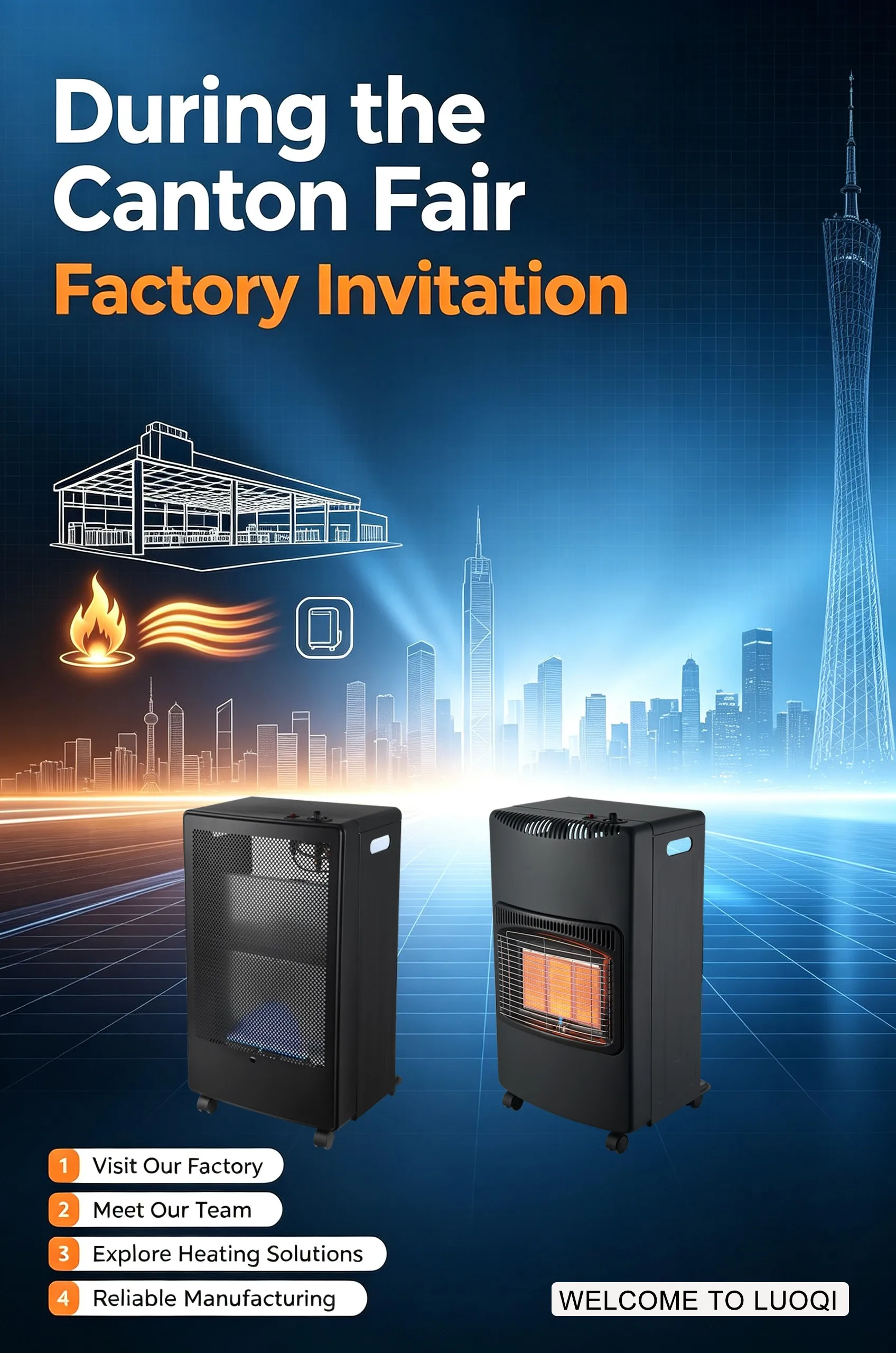 Canton Fair 2026 Invitation: Visit Our Gas Appliance Factory in Zhongshan