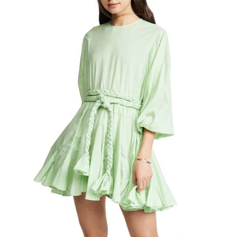 

Autumn Waist Bodycon Women Lady Elegant Dresses Bandage Girls' Mini Shirt Sexy Dresses