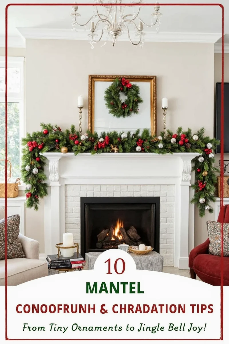 Simple color scheme on a mantel