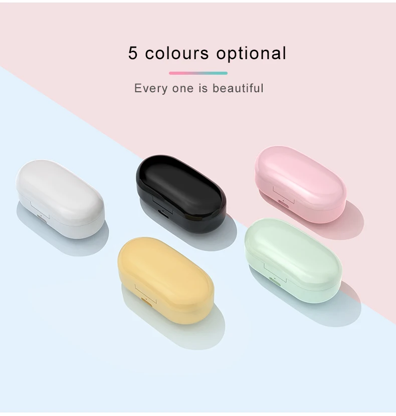 2020 Christmas gifts new promotion electronics bluetooths 5.0 wireless earphone headphones tw60 tw70 tws wireless earbuds - ANKUX.COM