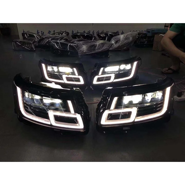 

L494 Headlights for Range Rover Sport Headlamp 13-17 Upgrade 2018 2019