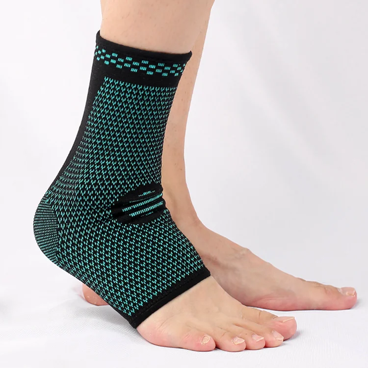 

Elastic Nylon Ankle Support Knitted Half Open Toe Compression Socks Sports Injury Foot Supporting Ankle Protection Socks Sleeve