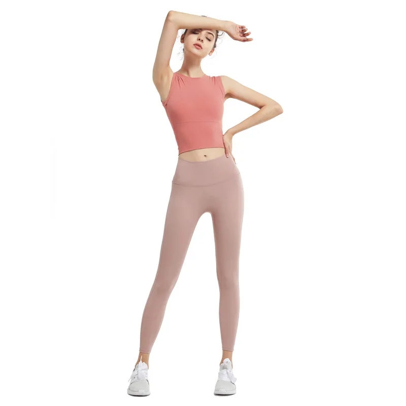 

High Waist Nude Hip-lifting Yoga Pants Summer Running Quick-drying Large Size Sports Fitness Pants Sanding Pants Women